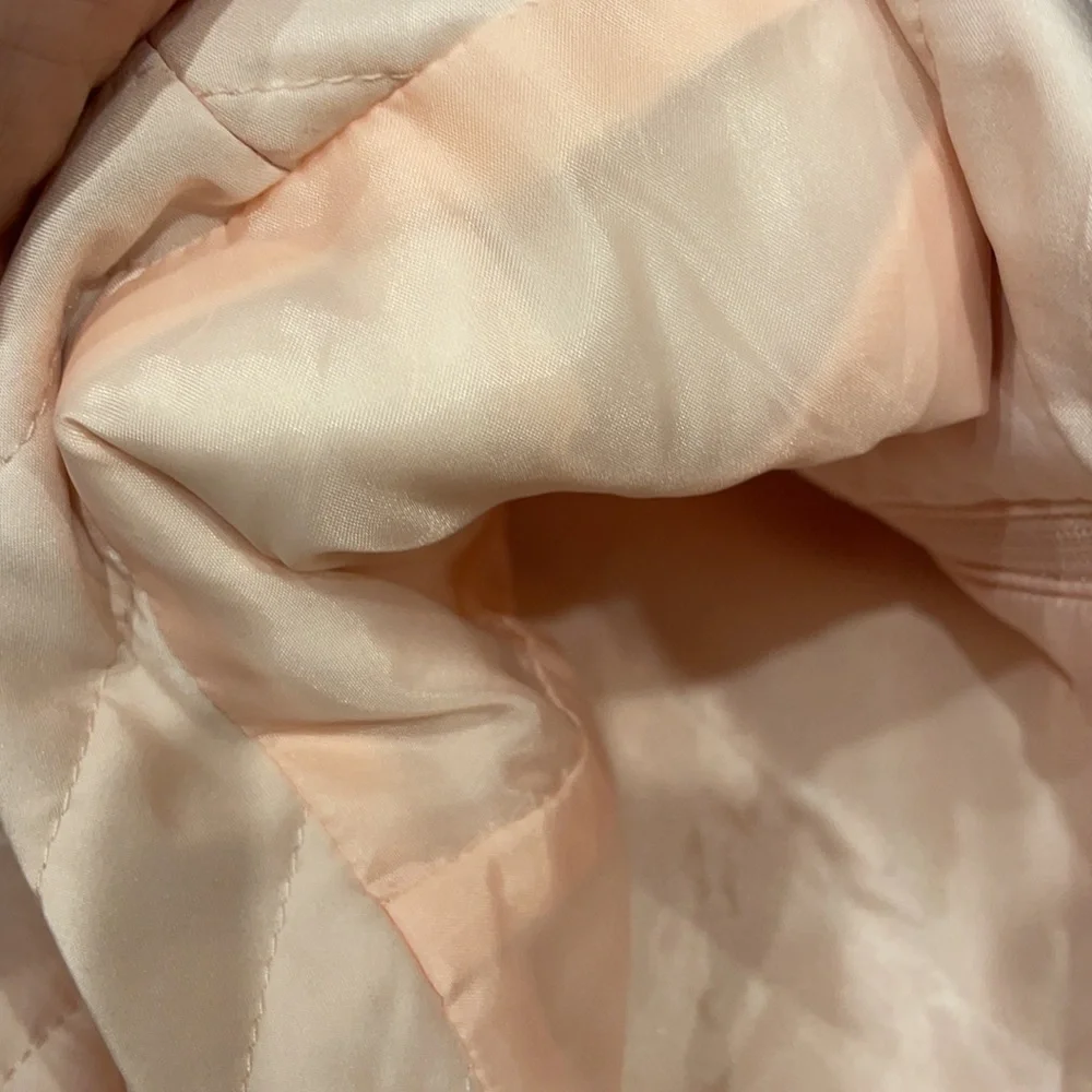 CHICO’S LIGHTWEIGHT puffy SPRING VEST. PALE PINK. Size Small / chicos 0
